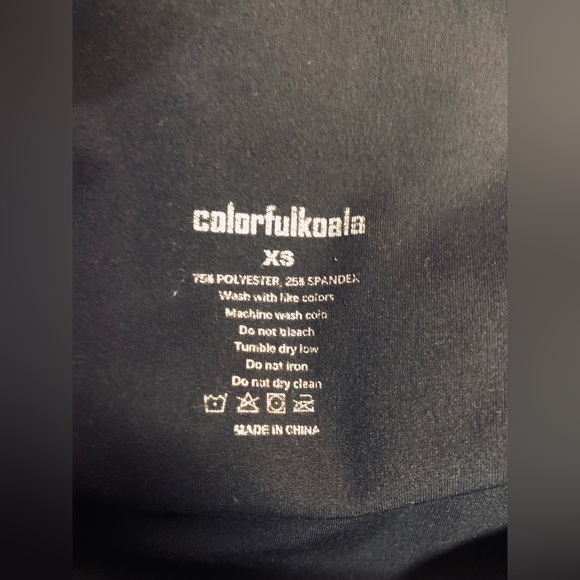Charcoal Colorfulkoala Leggings XS - Picture 2 of 3